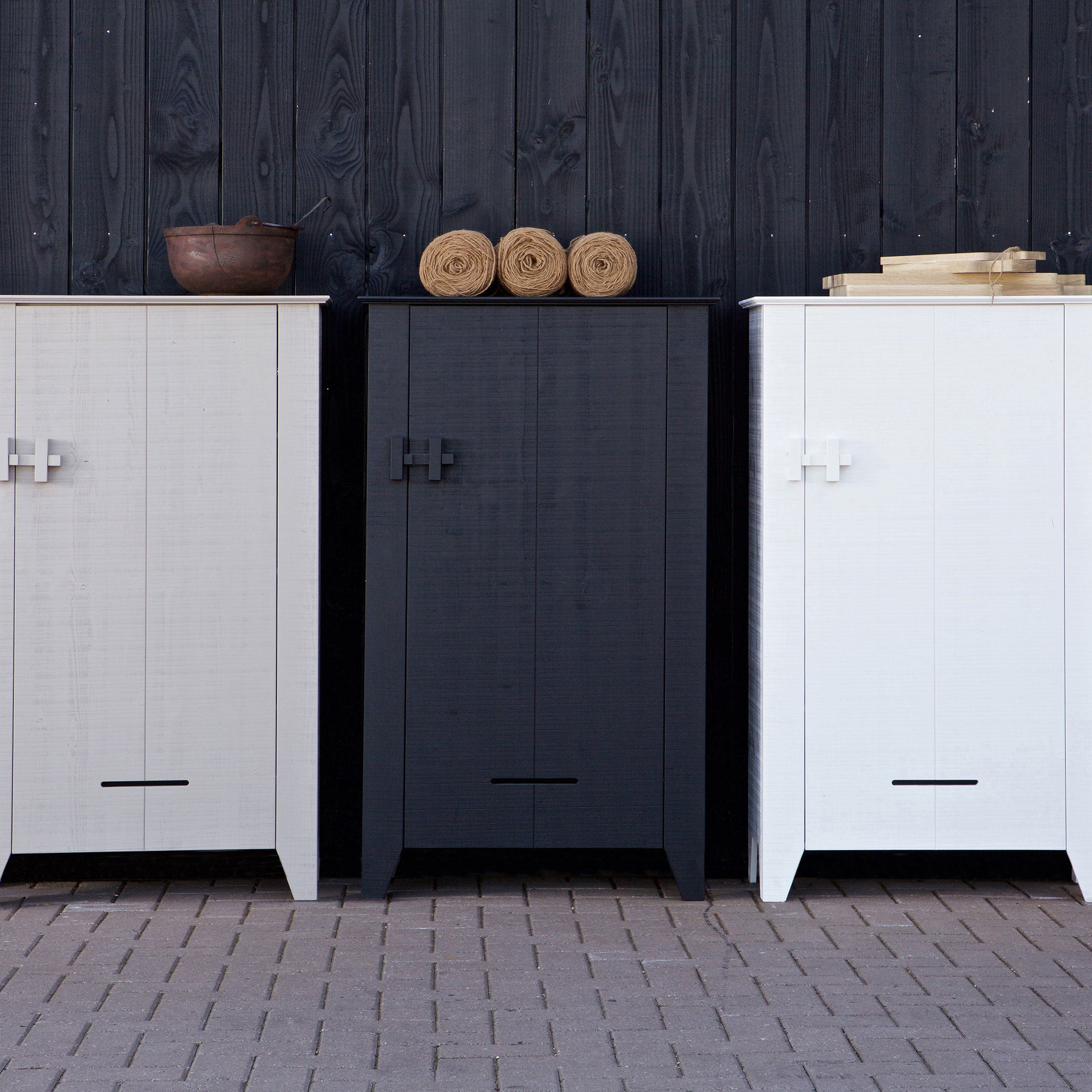 Woood Gijs Boerenkast - Zwart