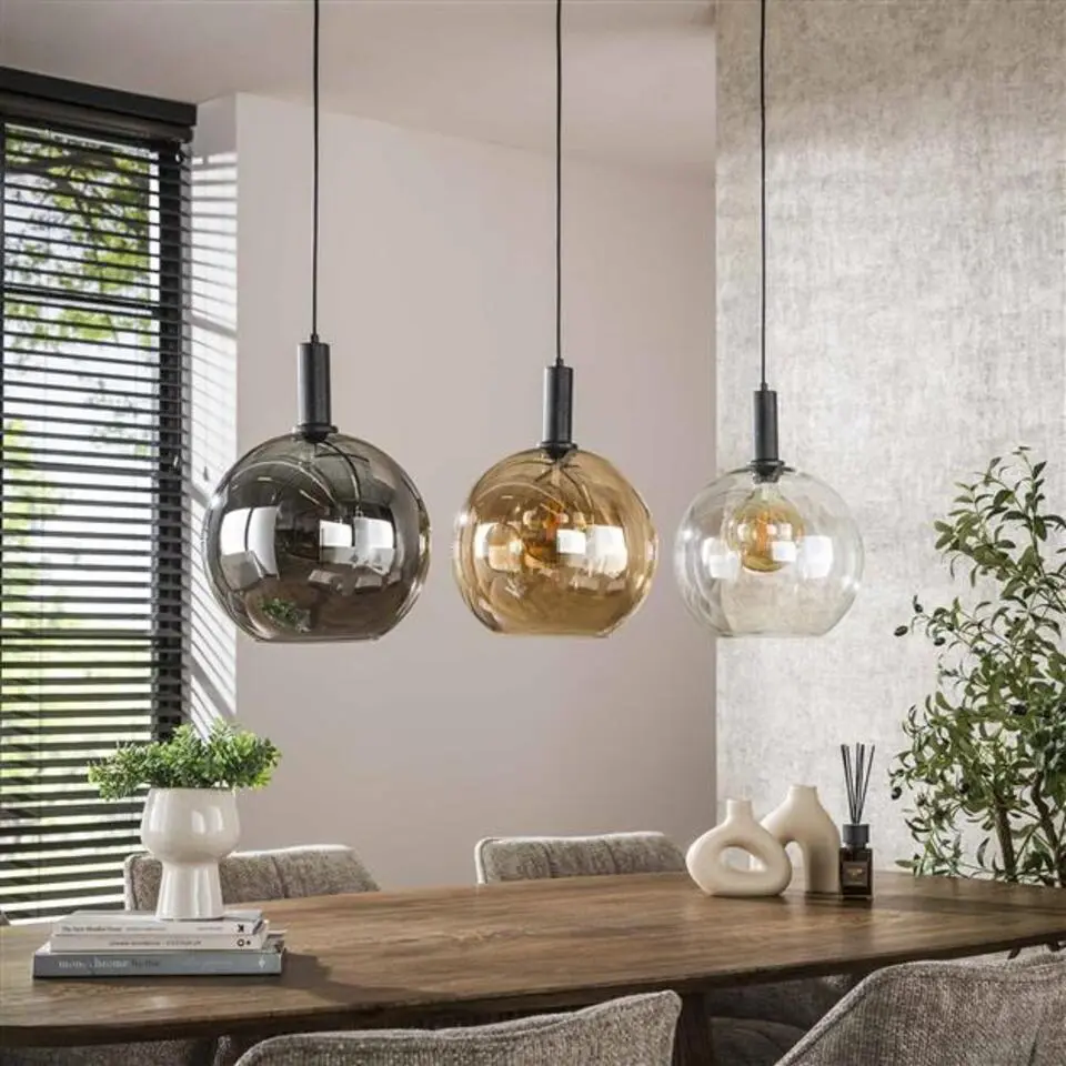Hoyz Collection - Hanglamp Sfera Tricolore 3-lichts - Artic Zwart