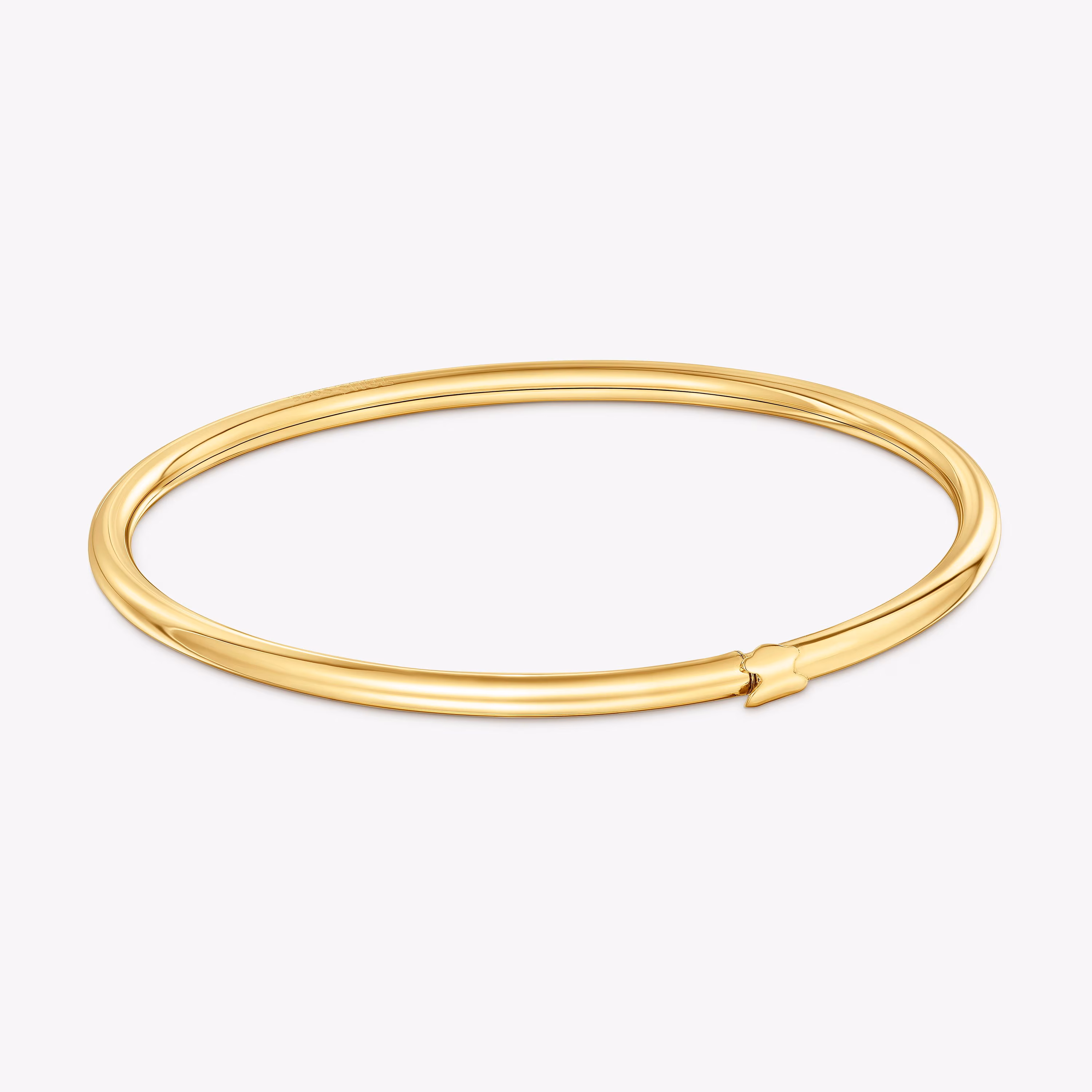 Pulsera esclava con baño de oro de 18 kt sobre plata Hold