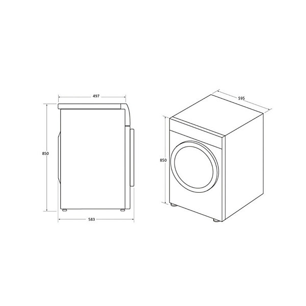 HAIER Lave-Linge 10 kg HW100-B14959S8U1