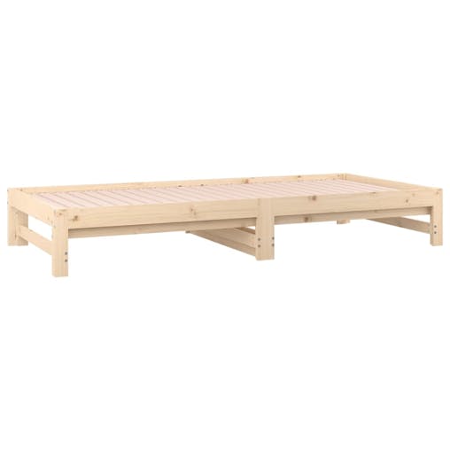 NNEVL Pull-out Day Bed 2x(92x187) cm Solid Wood Pine