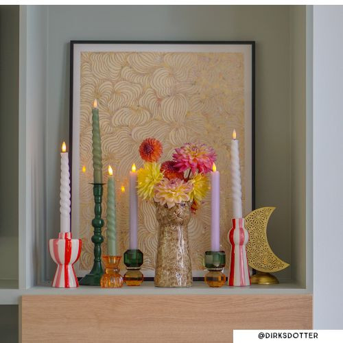 Dinerkaars twist - groen - &Oslash;2.5x20.5 cm