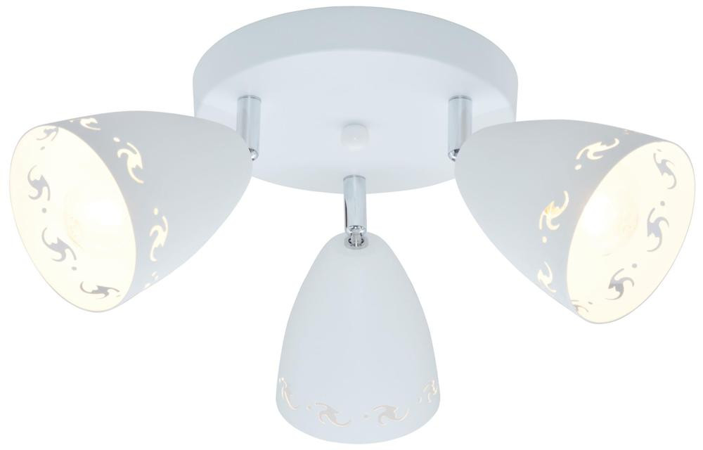 Lampa sufitowa biała COTY 3xE14x40W wym: 16x38x38 cm Candellux