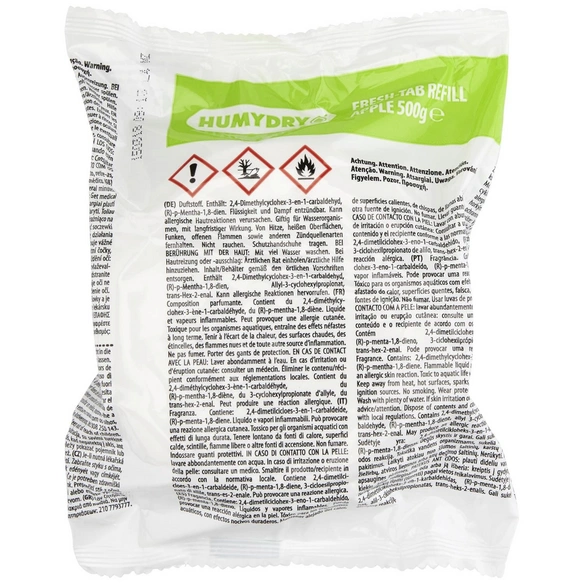 Luftentfeuchter-Nachfülltab, geeignet für Räume bis 15 m³, 500g