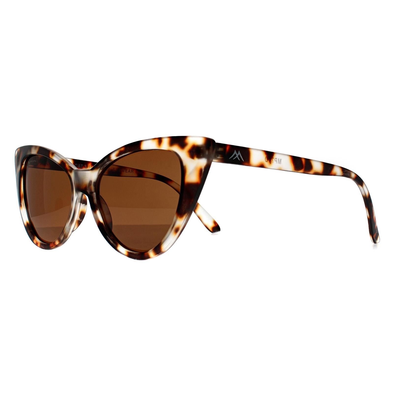 montana Cat Eye Matte Light Demi Brown Polarized MP71