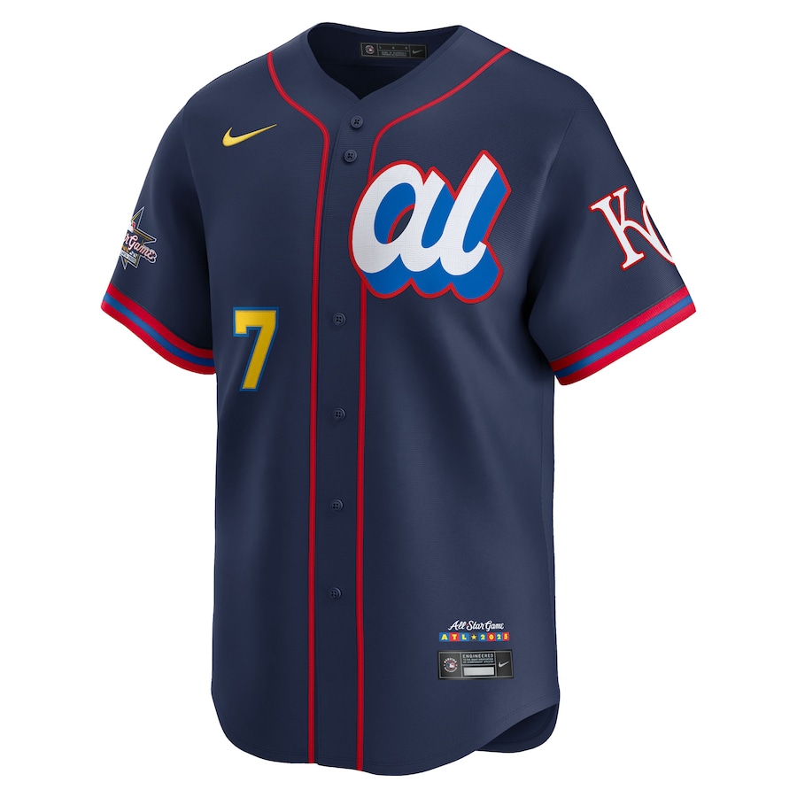Youth Bobby Witt Jr. American League Nike 2025 MLB All-Star Game Limited Player Jersey - Navy