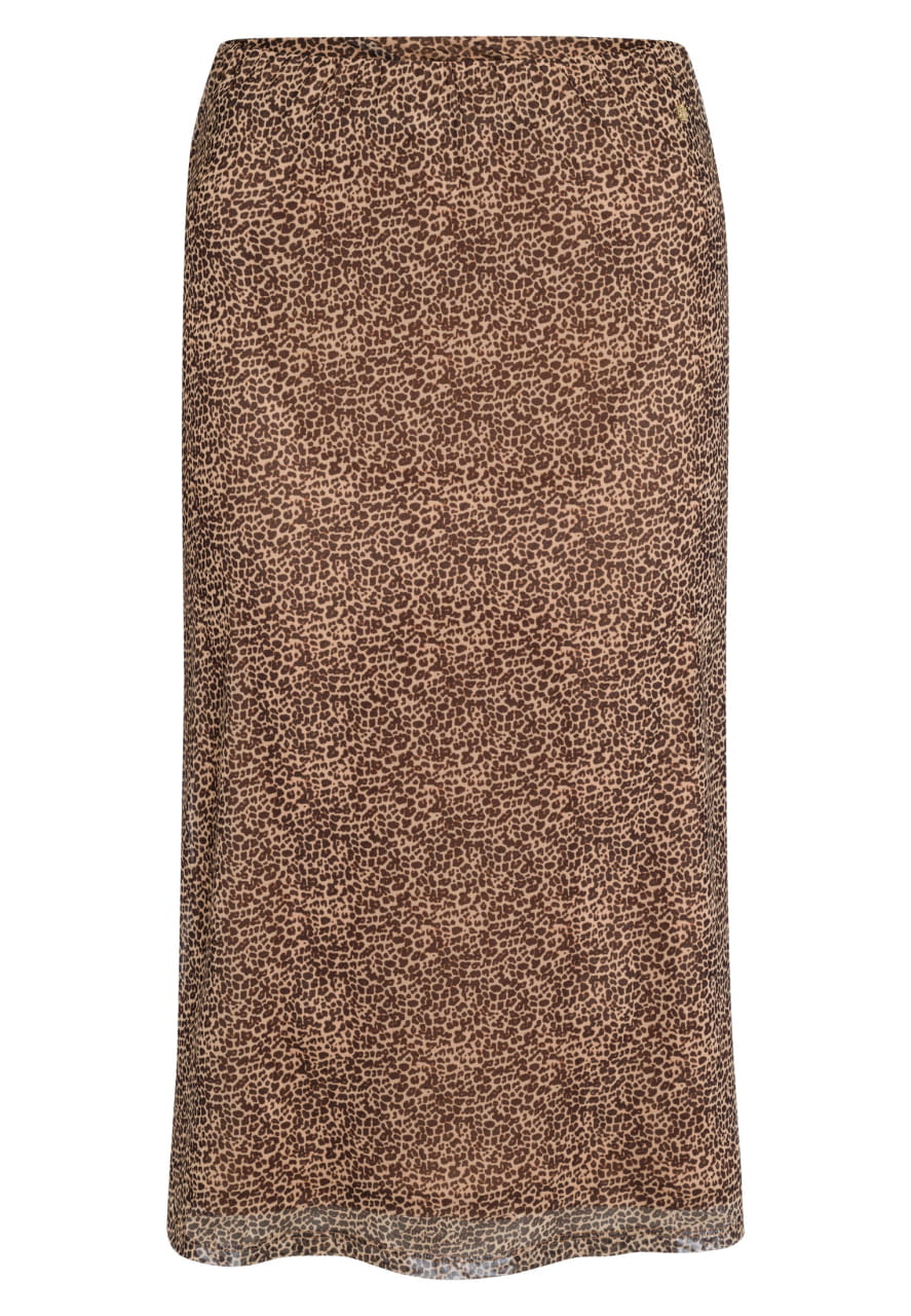 Rock mit Minimal Leo-Print