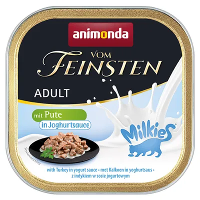 animonda Vom Feinsten Adult Milkies in Sauce Saver Pack 32 x 100g