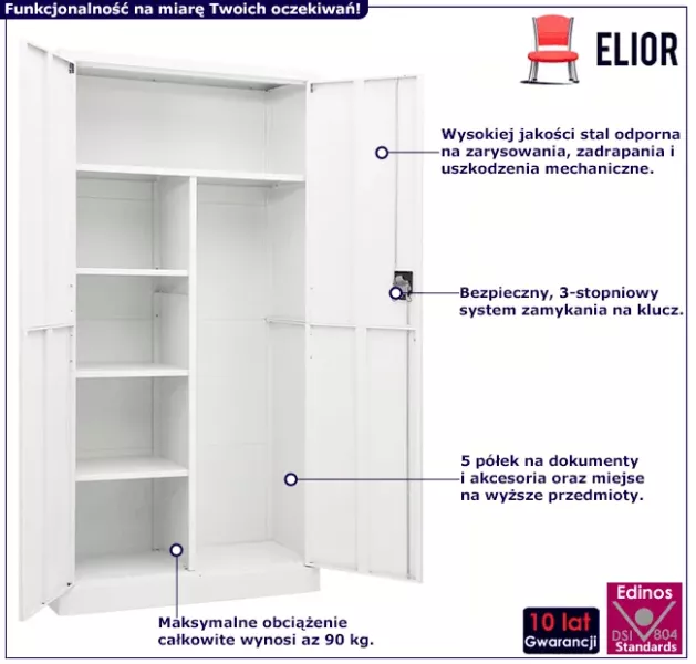 Szafa biurowa na klucz - Zetica