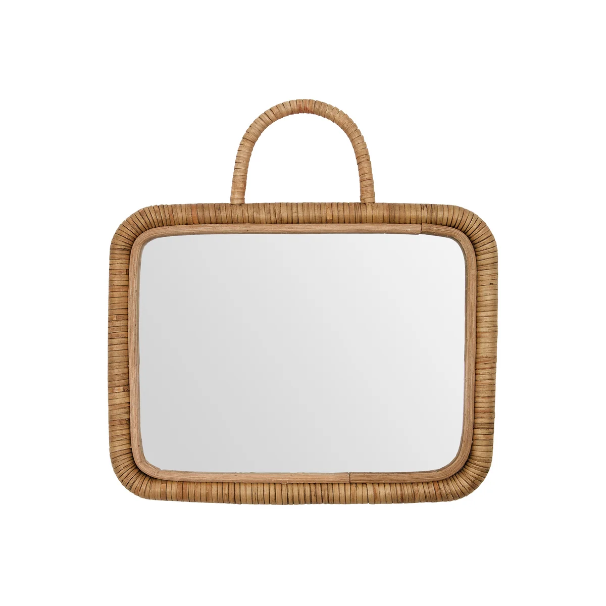 Meraki - Baki Spiegel mit Rahmen, 32 x 24 cm, Rattan