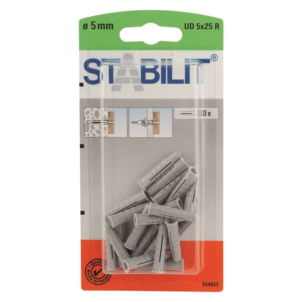 UNIVERSALPLUGG STABILIT 5X25MM 25STK