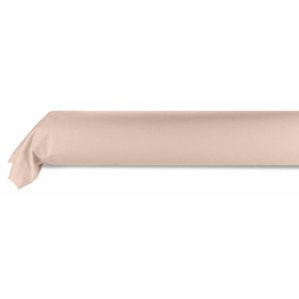 - Taie de traversin coton rose 80x185 cm