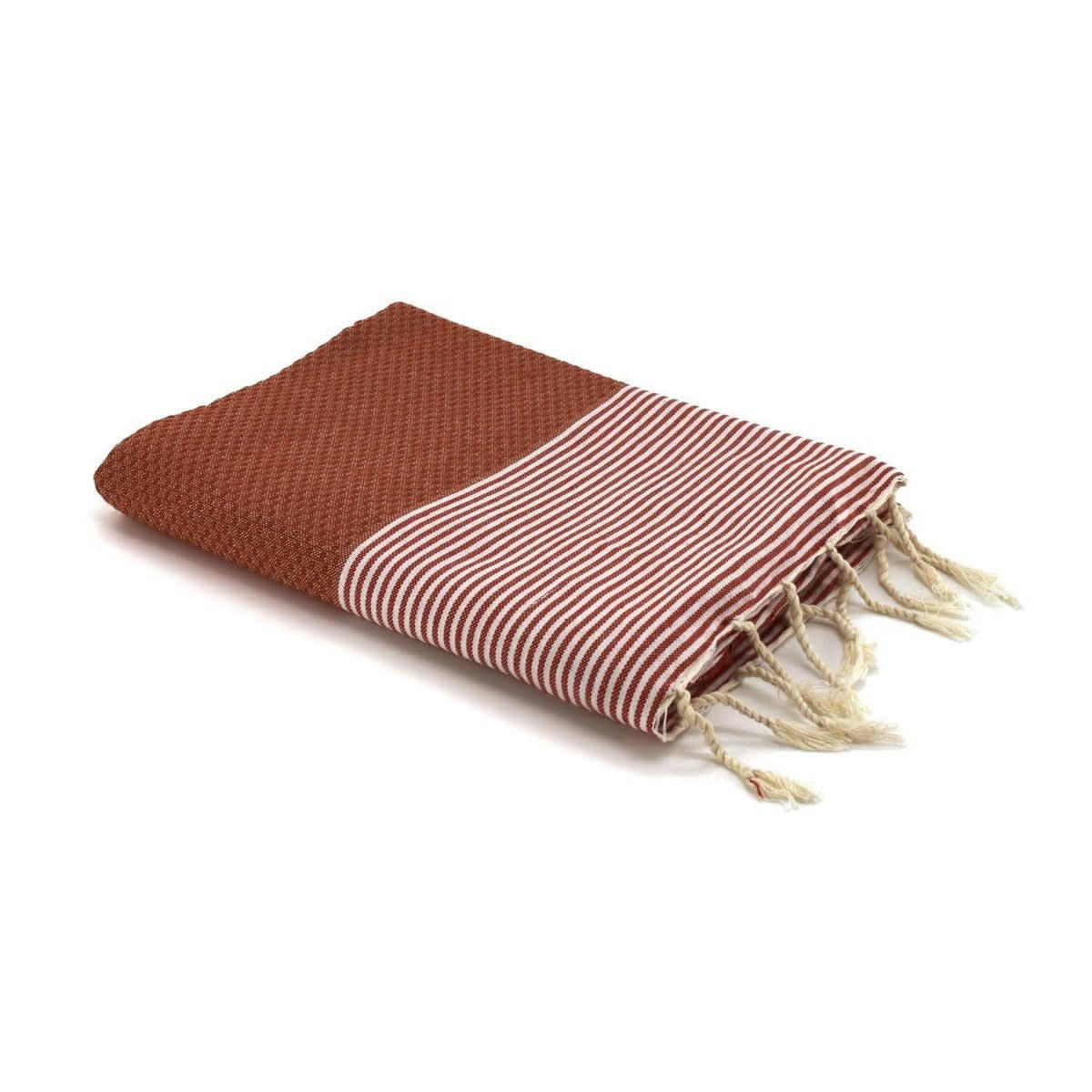 IBIZA - Fouta coton  100x200 terracotta