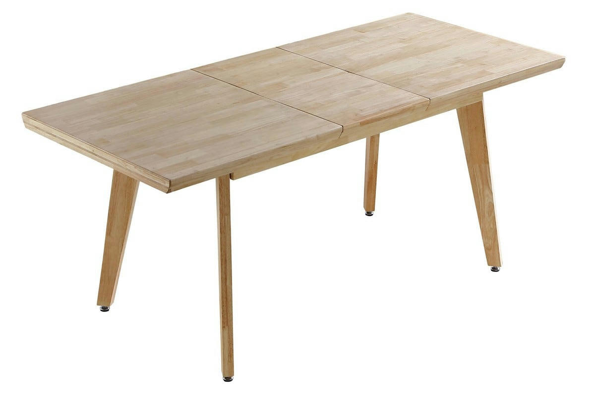 NORDIC - Table de repas extensible bois L180
