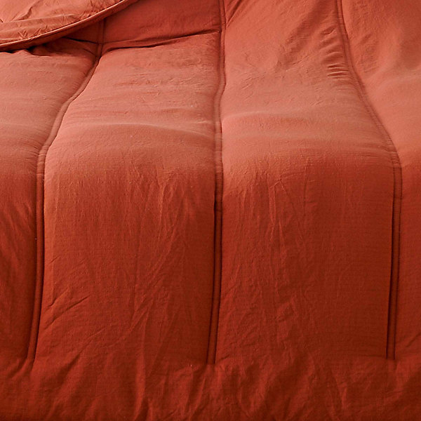 Jeté de lit uni (180x240 cm - Terracotta)