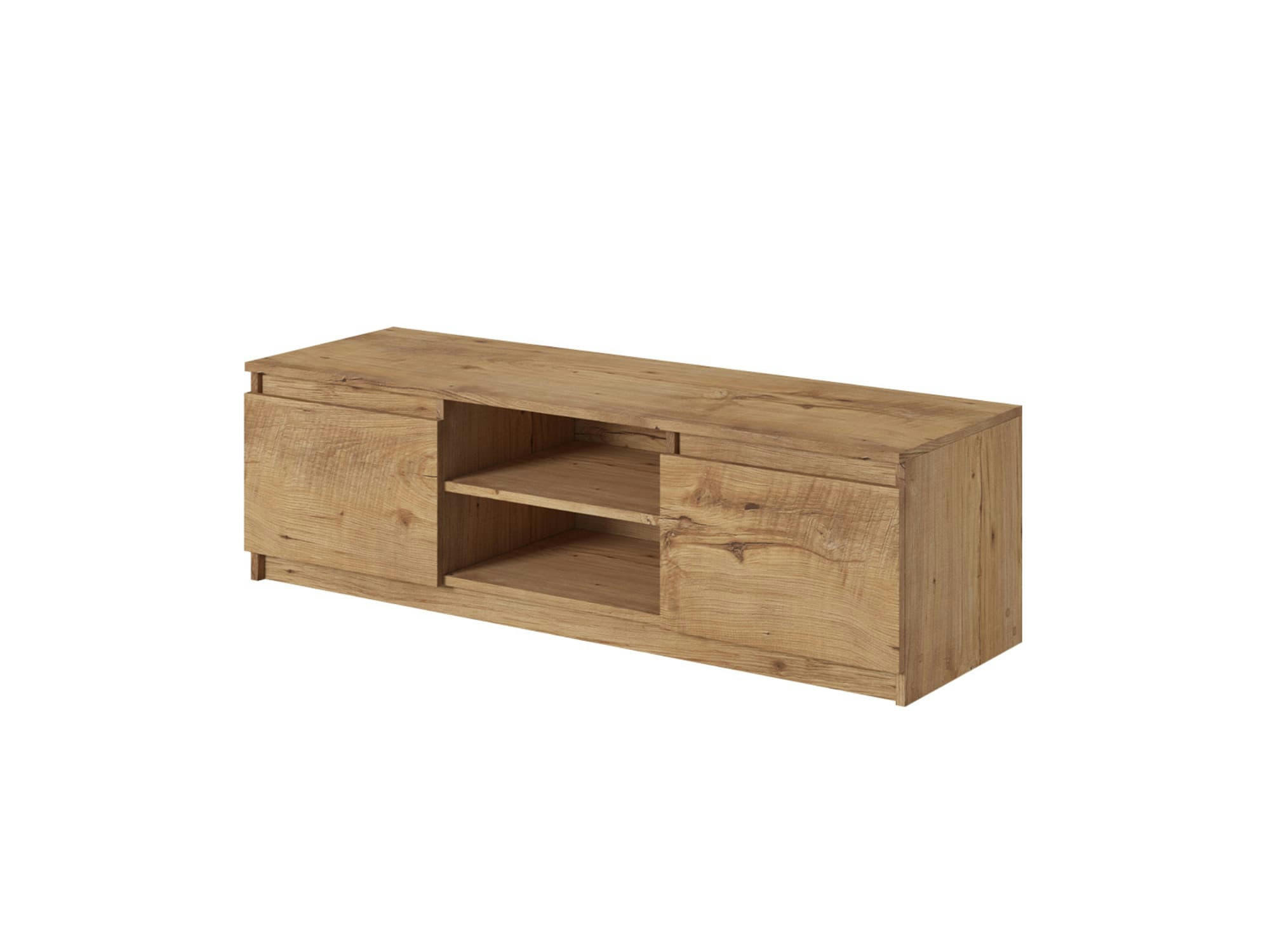 ROBIN - Meuble TV style industriel 120 cm bois