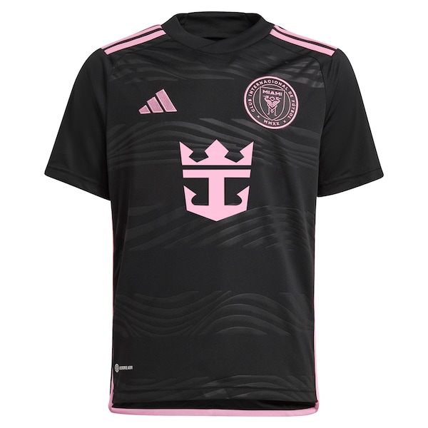 Lionel Messi Inter Miami CF adidas Youth 2024 La Noche Replica Player Jersey - Black