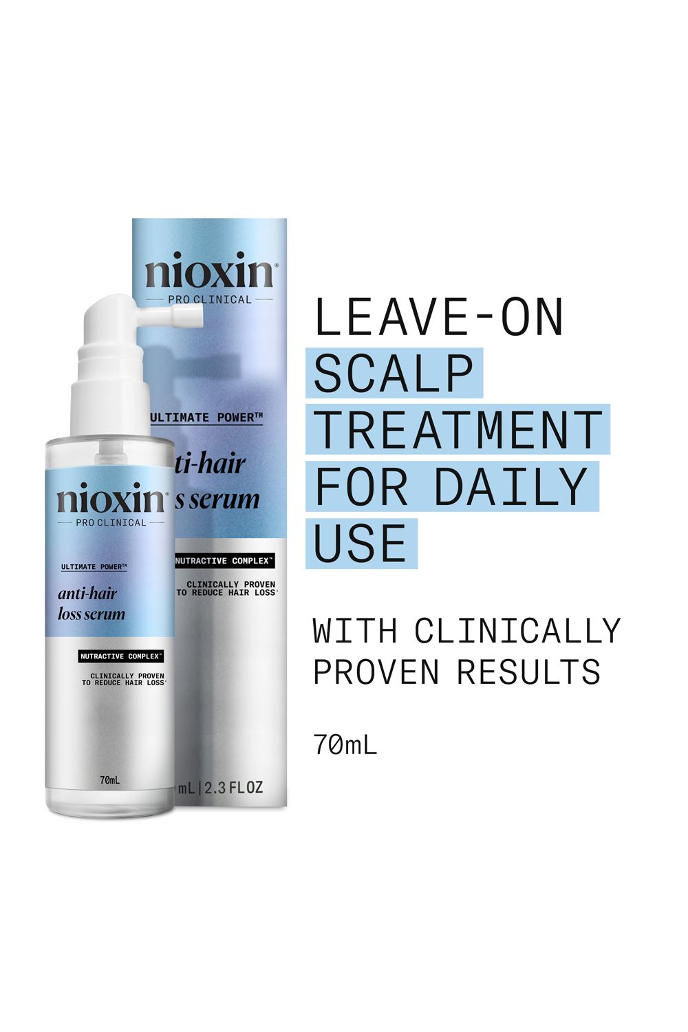 Nioxin Nioxin Hair Fall Defence Serum Leave-In Scalp Treatment For Hair Fall 70ml