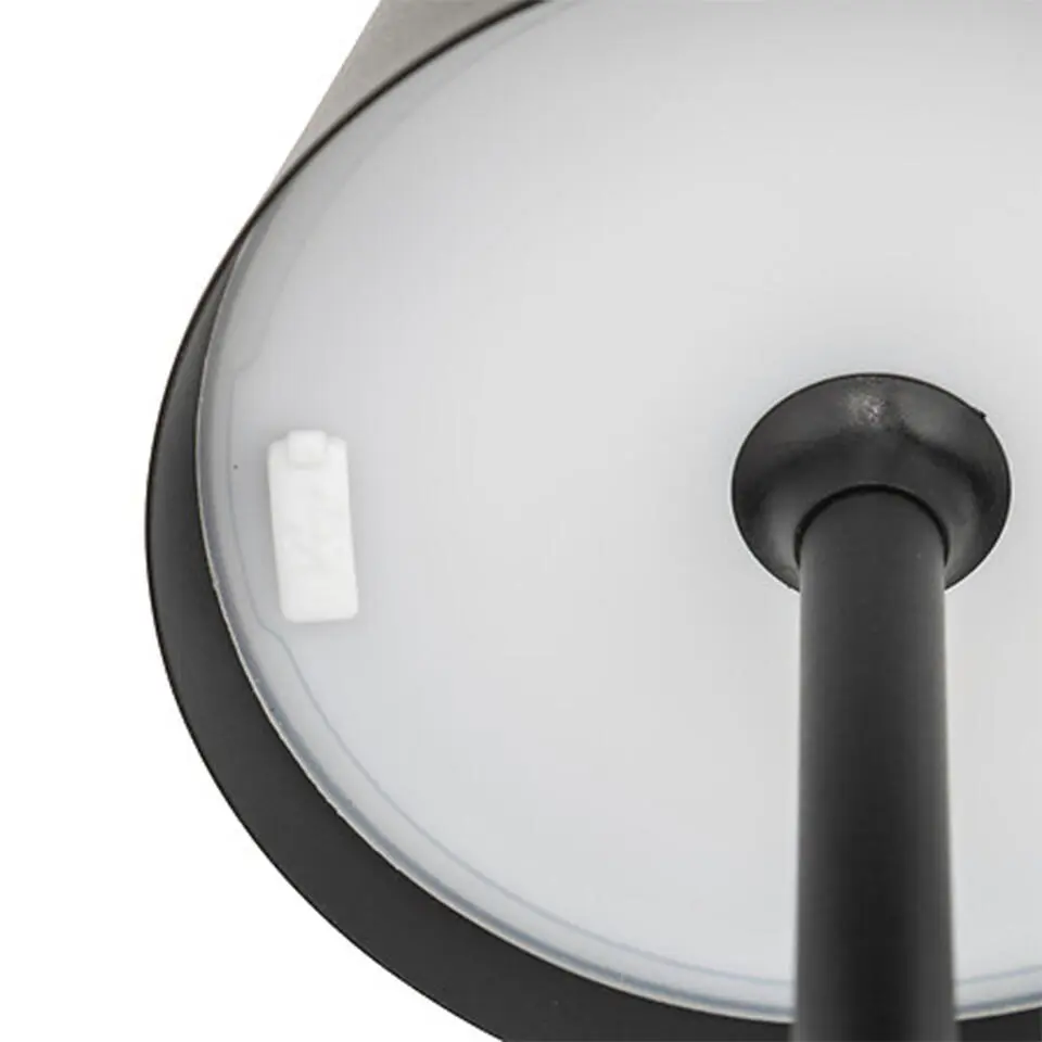 Atmosphera portable tafellamp Cody - zwart - draadloos