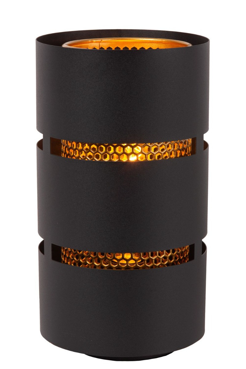 Lampa stołowaczarno-złota Rosas 1xE27x40W wys:30cm Lucide