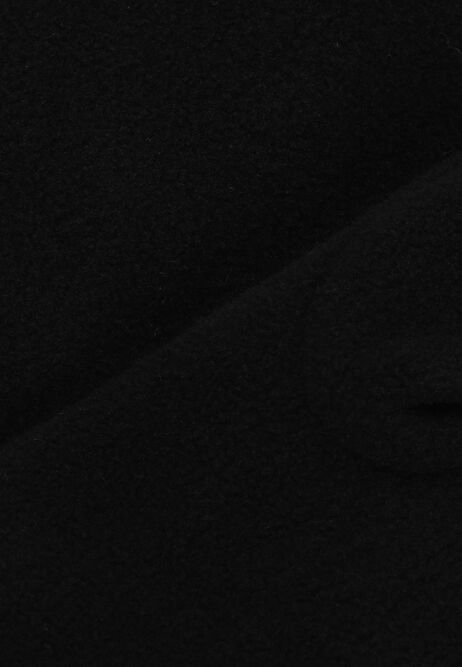 Womens Black Plain Fleece Gloves