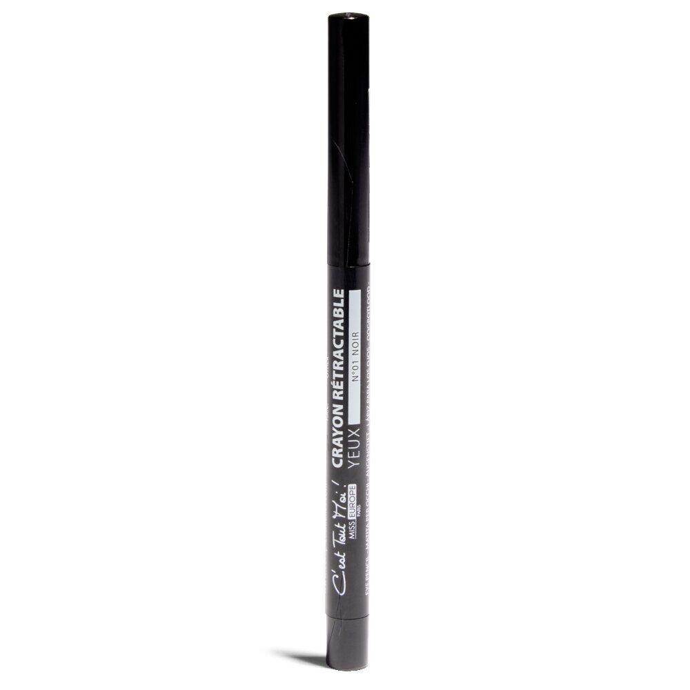 Crayon yeux rétractable N°01 noir