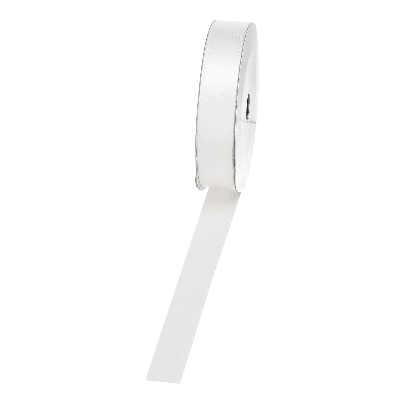 Satin-Band Weiß,L 10.000 x B 15 mm