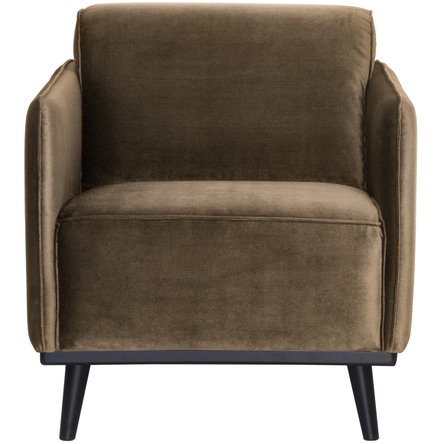 WOOOD fauteuil Statement - Polyester - Taupe - 77x72x93