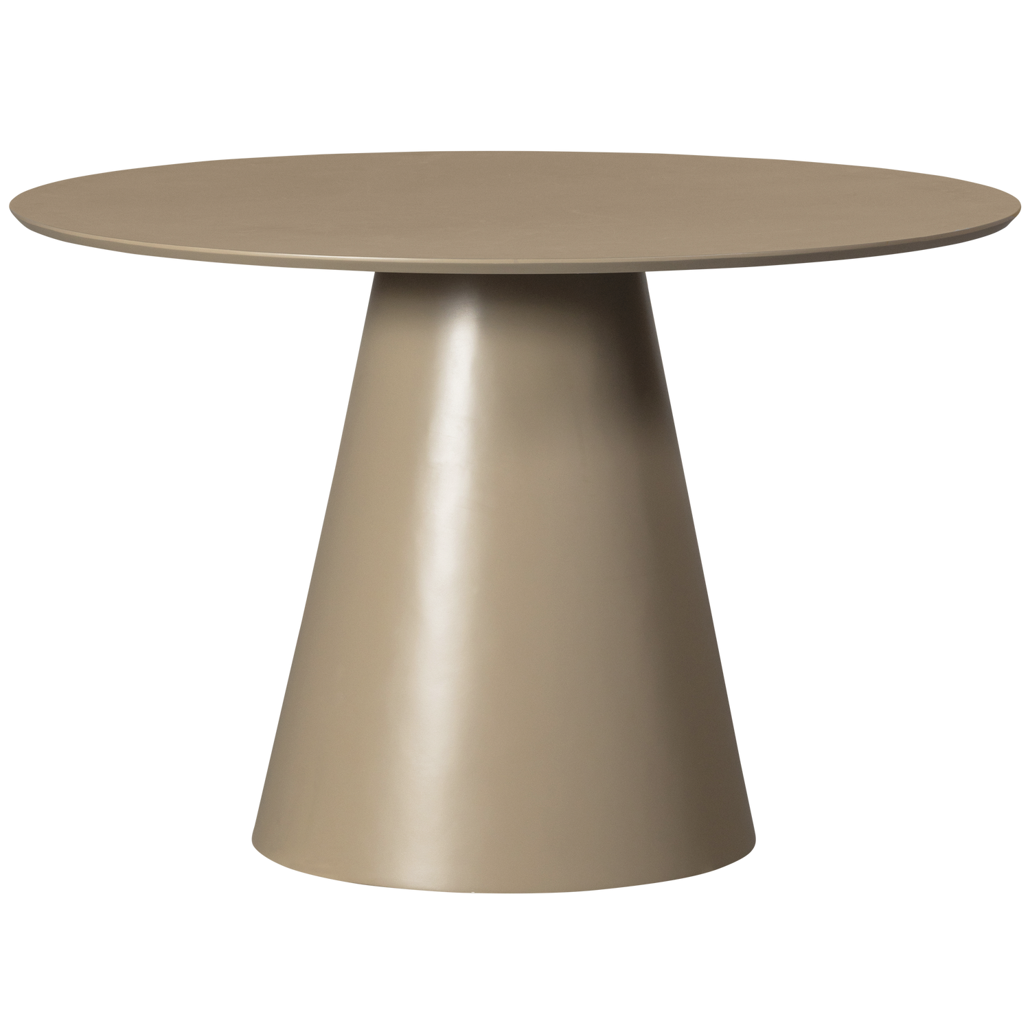 WOOOD eettafel Jorre - MDF - Militair Bruin - 76x120x120