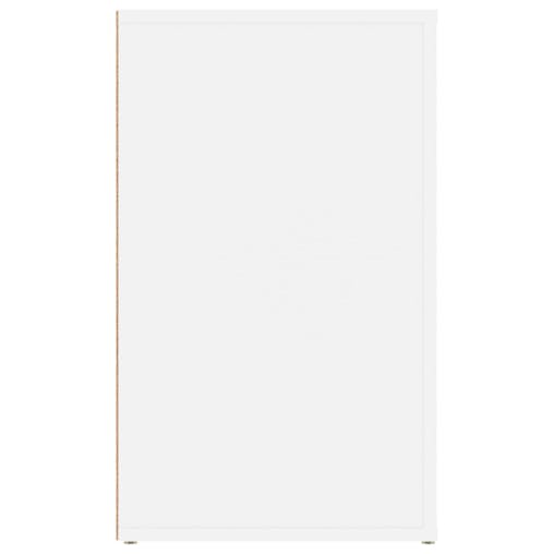 NNEVL Bedside Cabinet White 50x36x60 cm Engineered Wood