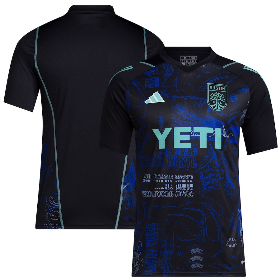 Austin FC adidas 2023 One Planet Replica Jersey - Black