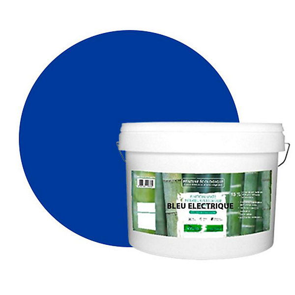 Bleu Electrique Peinture interieur exterieur aspect mat Natura - Bleu Electrique - 10L