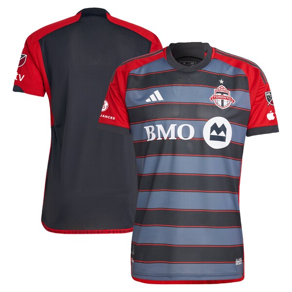 Toronto FC adidas 2024 Club Kit Authentic Jersey - Gray