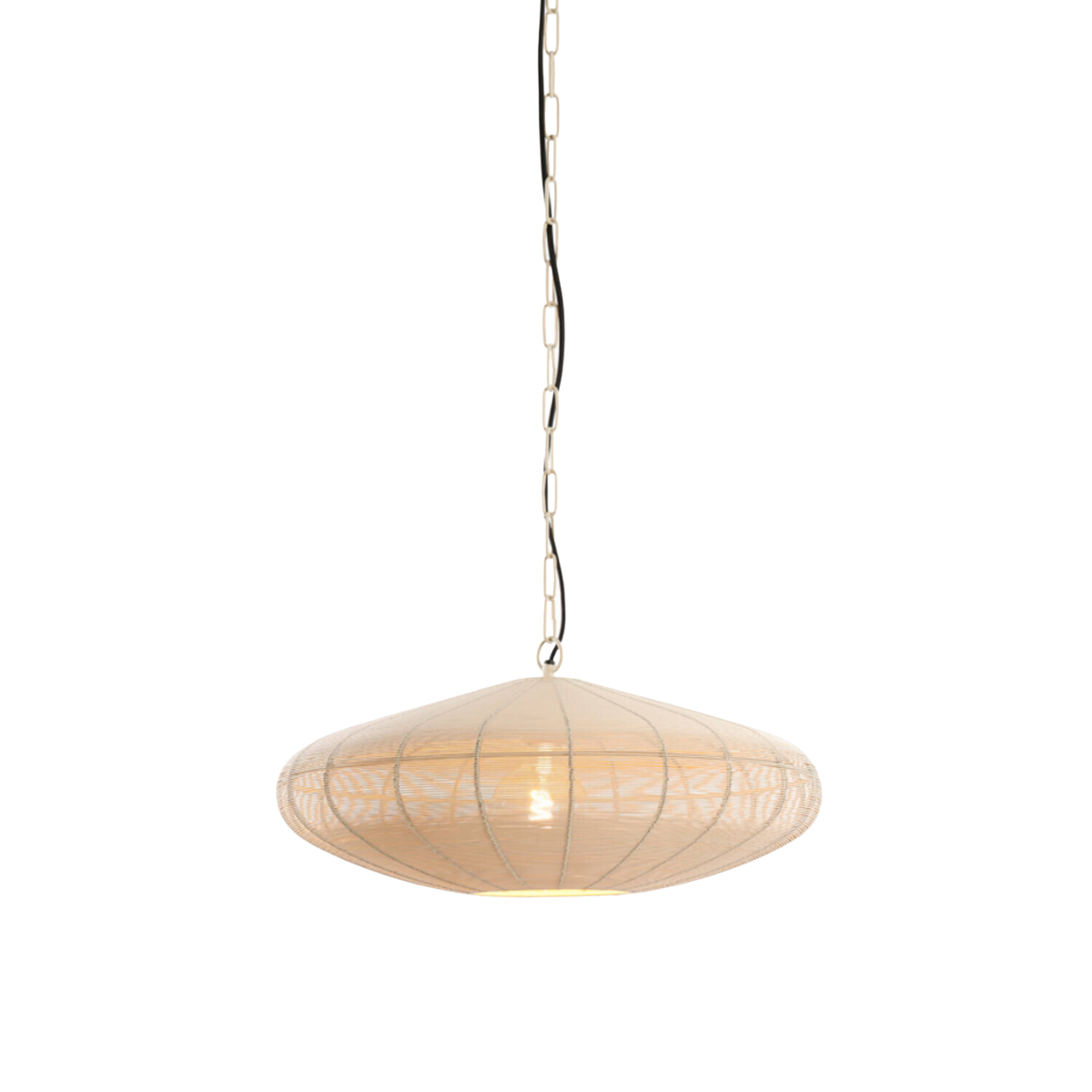 Light & Living - Bahoto hanglamp Ø51x20 cm - mat crème
