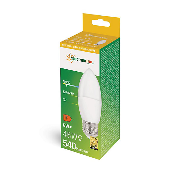 AMPOULE LED 6W NEUTRAL E27 230V WOJ 14352