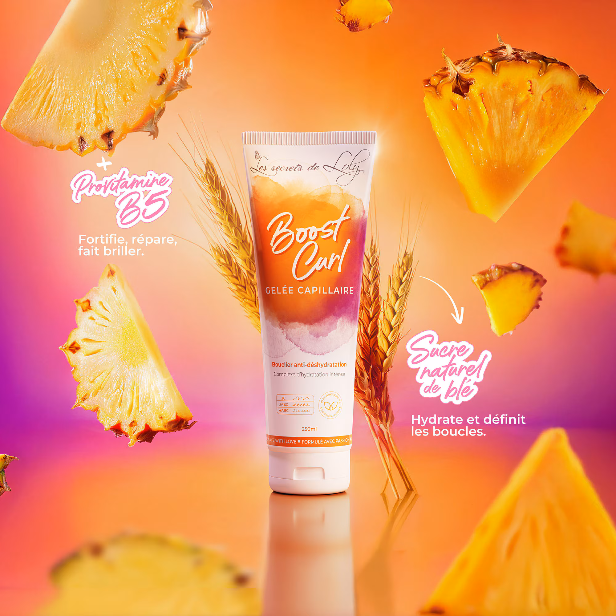 BOOST CURLGelée capillaire bouclier anti-déshydratation