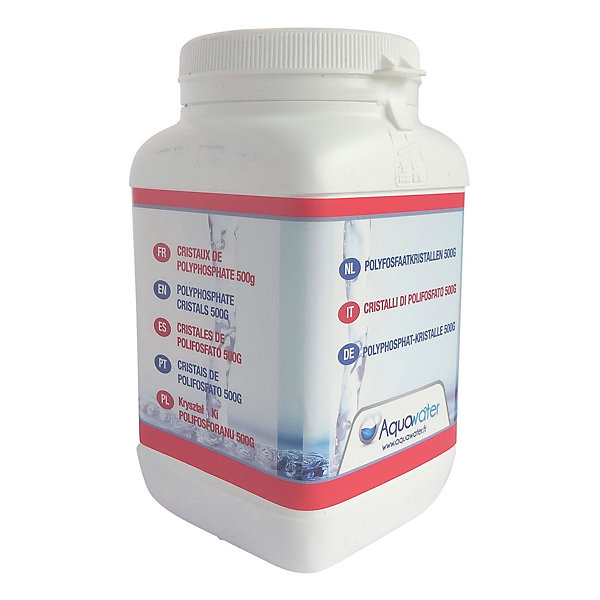 Aquawater - Recharge Polyphosphate antitartre Sachet de 500Gr pour mini filtre