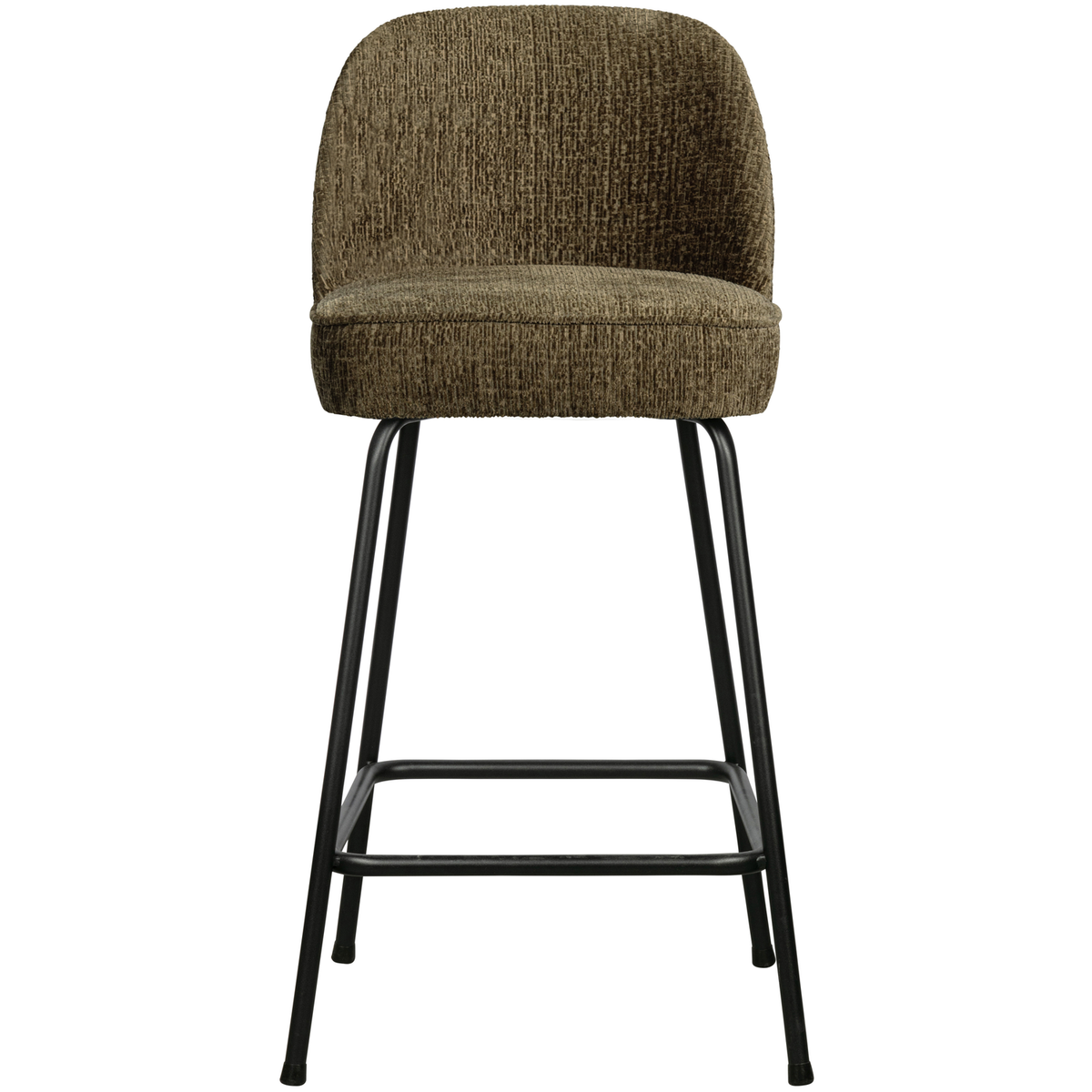 WOOOD barstoel Vogue - Structure Velvet - Bonsai - 89x50x55