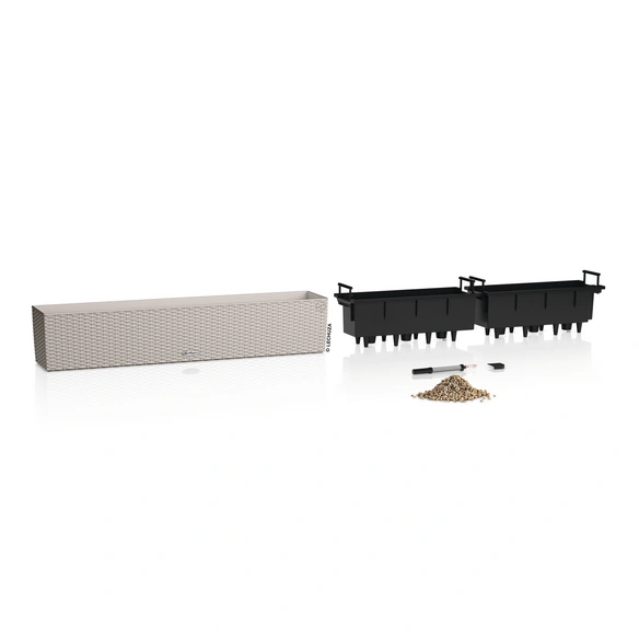 Pflanztopf »BALCONERA«, H19xB19xL100 cm sandbraun