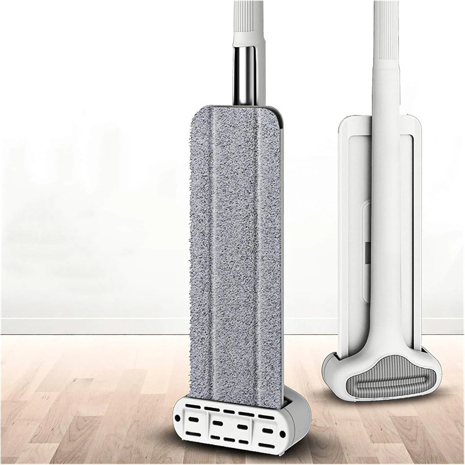 Hands-Free Squeeze Flat Mop  1 Mop + 5 Microfiber Cloths