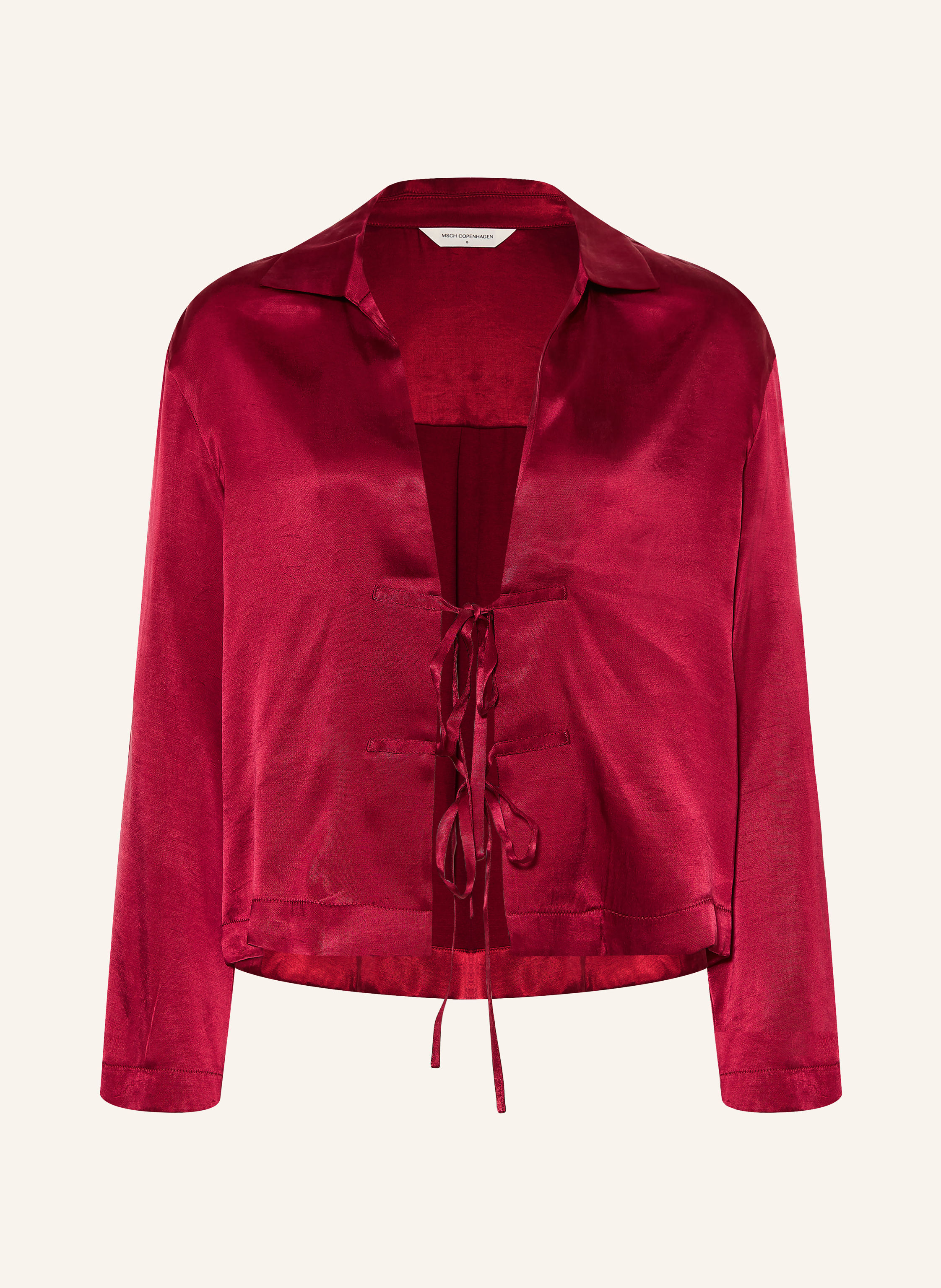 MSCH COPENHAGEN Blusenshirt MSCHSHAELAN aus Satin