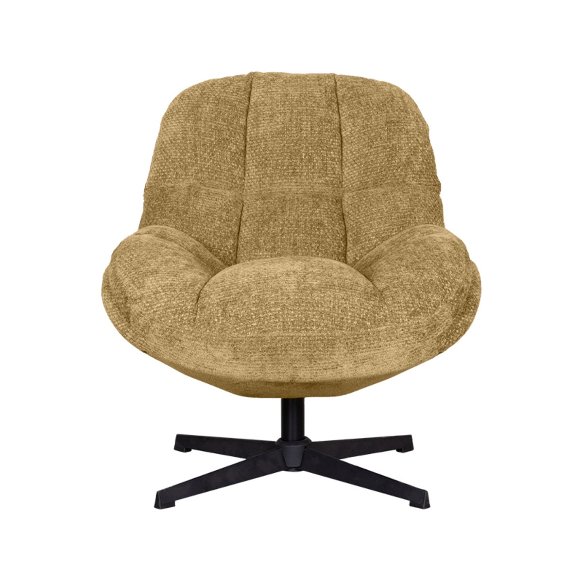 LABEL51 Fauteuil Huxley - Groen Stof - Draaibaar