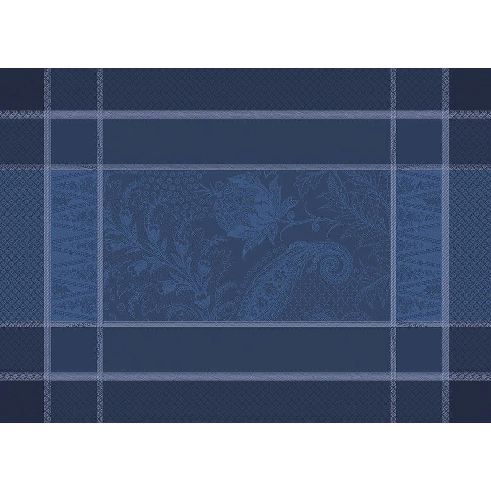 PERSINA CREPUSCULE - Set antitache déperlant coton & autres fibres bleu 54X39