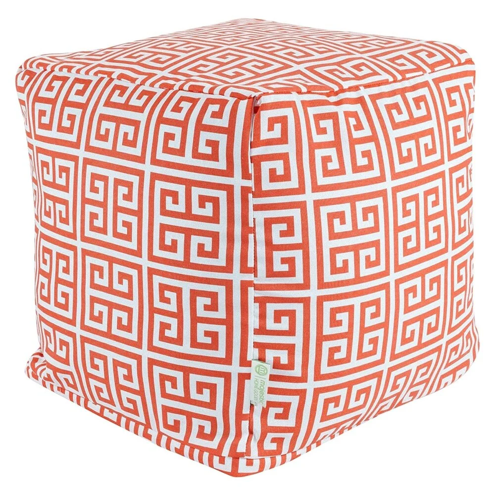 Majestic Home Goods Towers Indoor / Outdoor Ottoman Pouf Cube