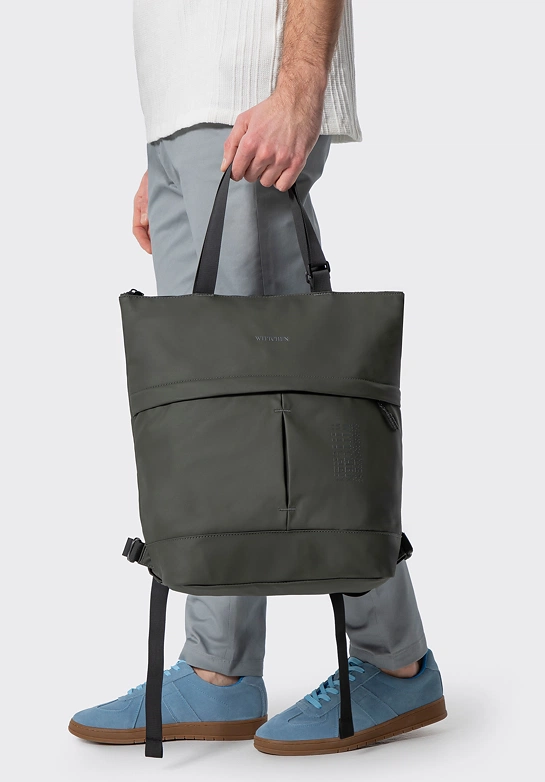 Plecak–torba 2w1 z kieszenią na laptopa 15,6” khaki