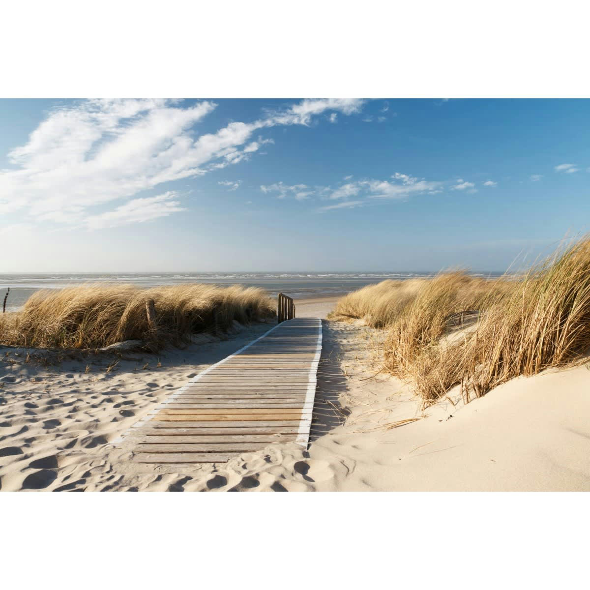 PLAGE - Tableau sur toile direction plage 30x45 cm