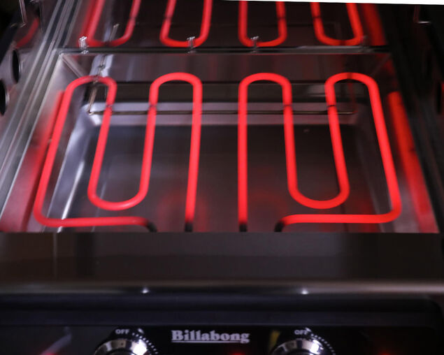 Billabong 2 Burner Electric BBQ on Cart