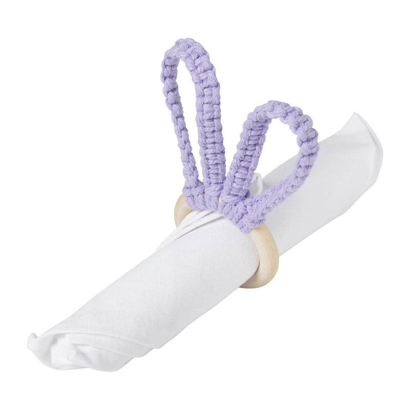 Servetring konijn - diverse kleuren - &Oslash;6.5x15 cm