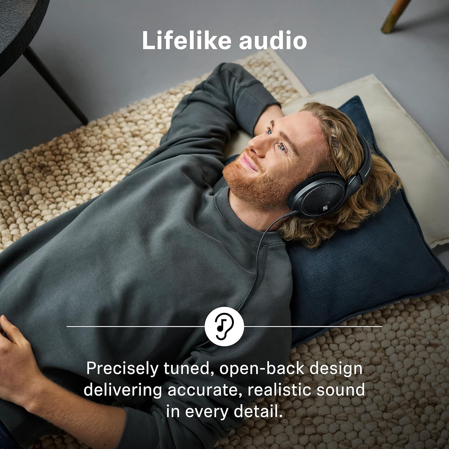 Sennheiser HD 560S Open-Back Over-Ear Wired Headphones – Neutral  Natural Sound for Music  Gaming  and Content Creation  Black