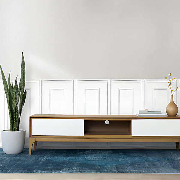 Panneaux de plafond et panneaux muraux Decoratif Rama Blanc 10m² / 20pièces